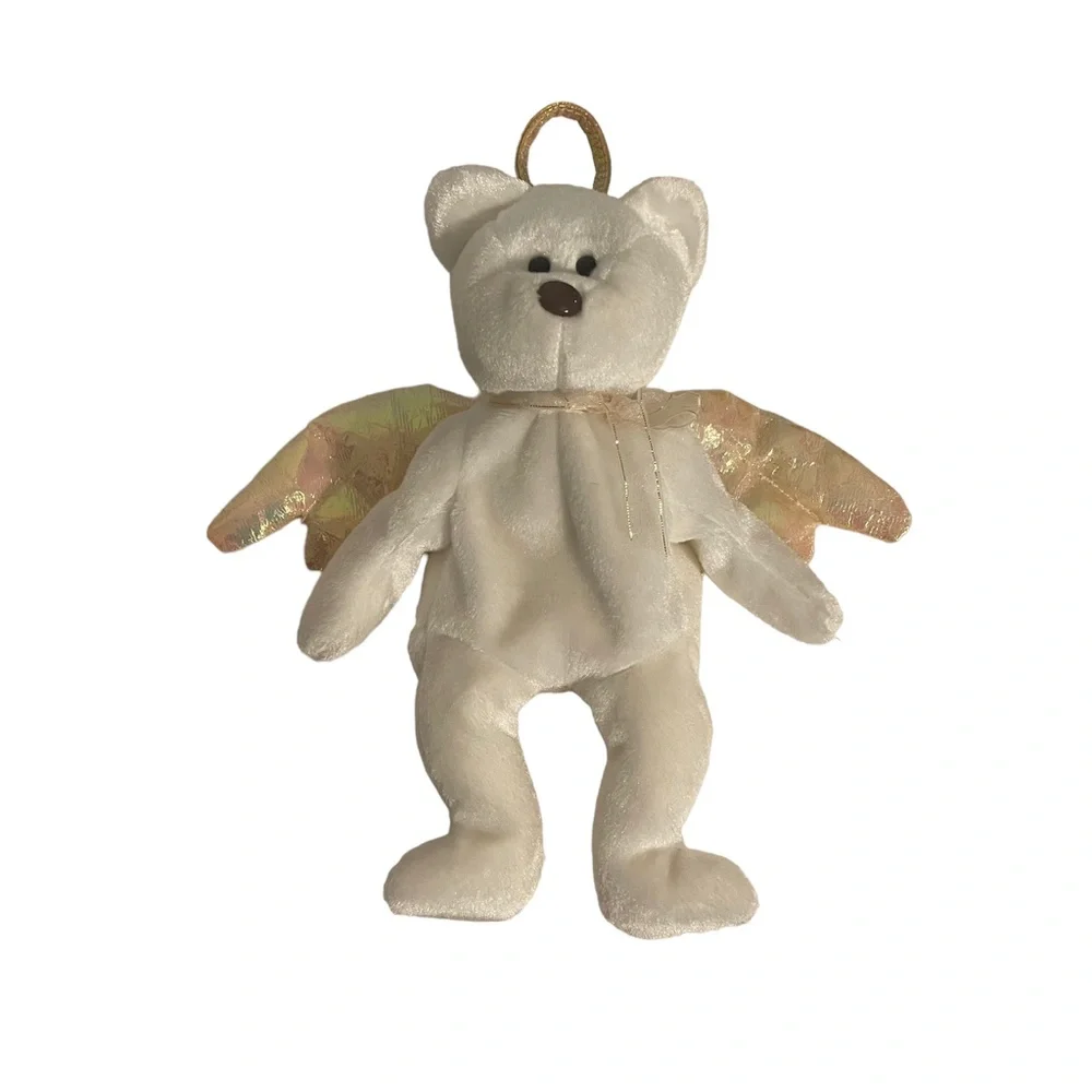 Ty Beanie Babies Buddies Halo Angel Wings Bears Plush Stuffed‎ Animals Set of 3